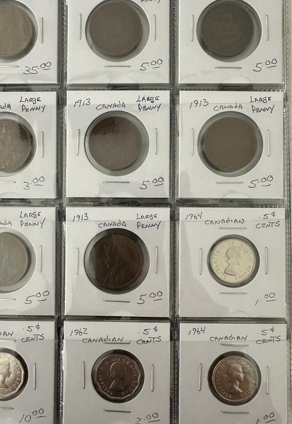 Collection of Canadian Pennies & Cents - photo 4