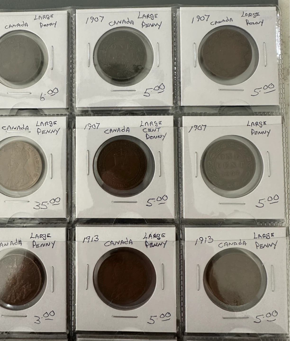 Collection of Canadian Pennies & Cents - photo 5