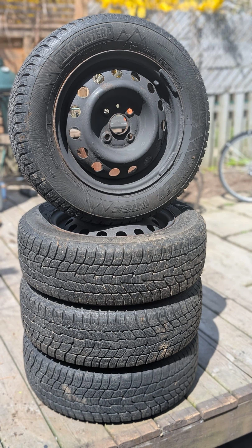 Michelin Winter Tires on Rims (Set of 4)