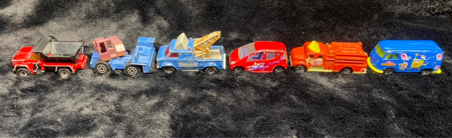 Vintage Matchbox Toy Truck & Car Bulk Lot (6 Vehicles)