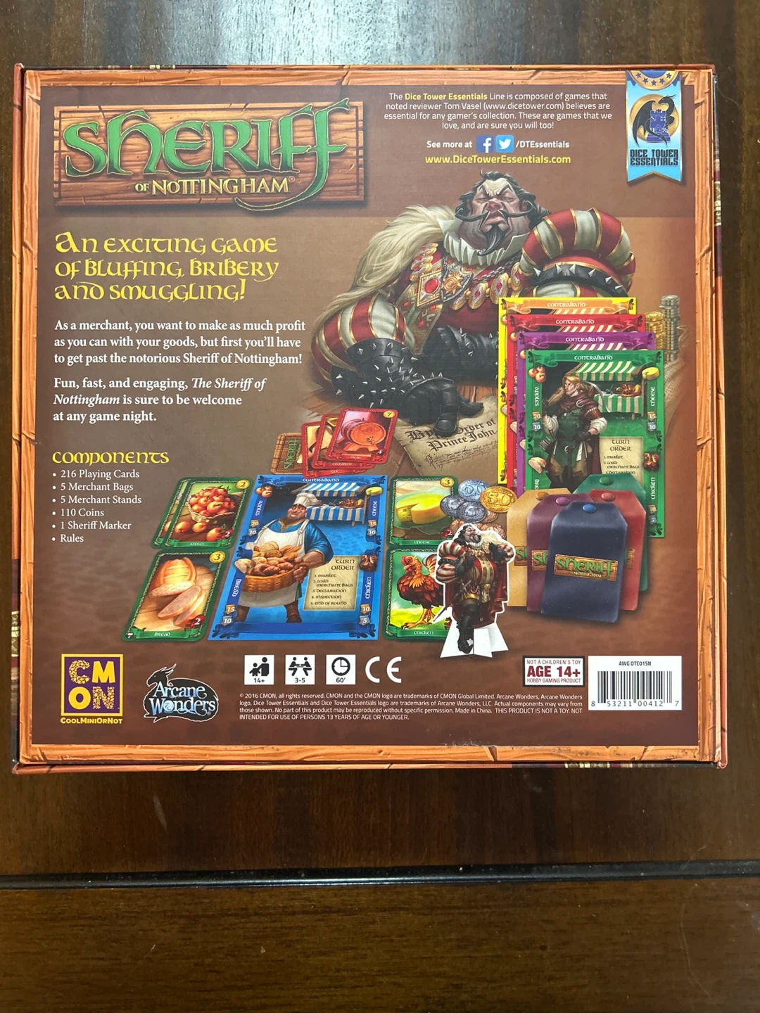 Sheriff of Nottingham Board Game - photo 2