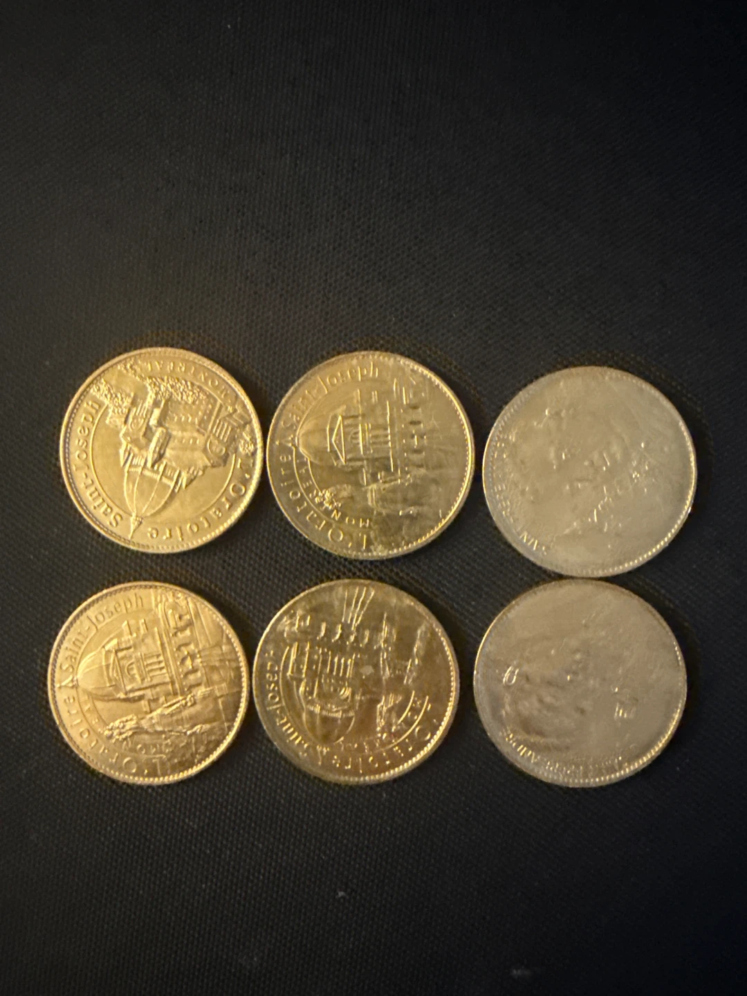 Lot of 6 Souvenir Coins