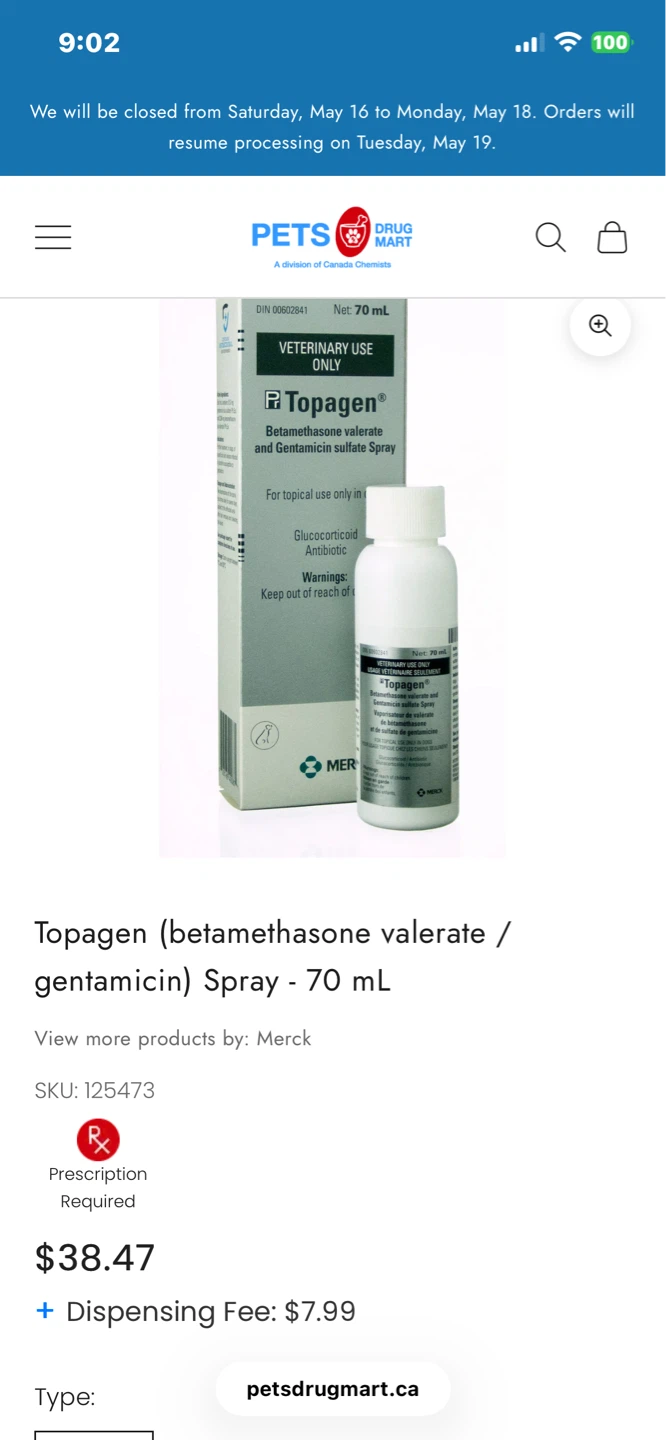 Topagen Dog Spray - photo 3
