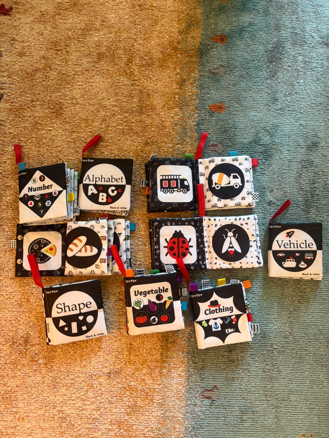Black and White Soft Baby Books