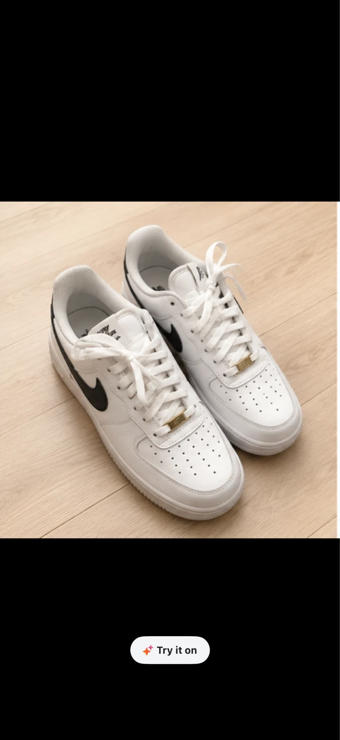 Nike Air Force 1 Low White Sneakers US 7.5