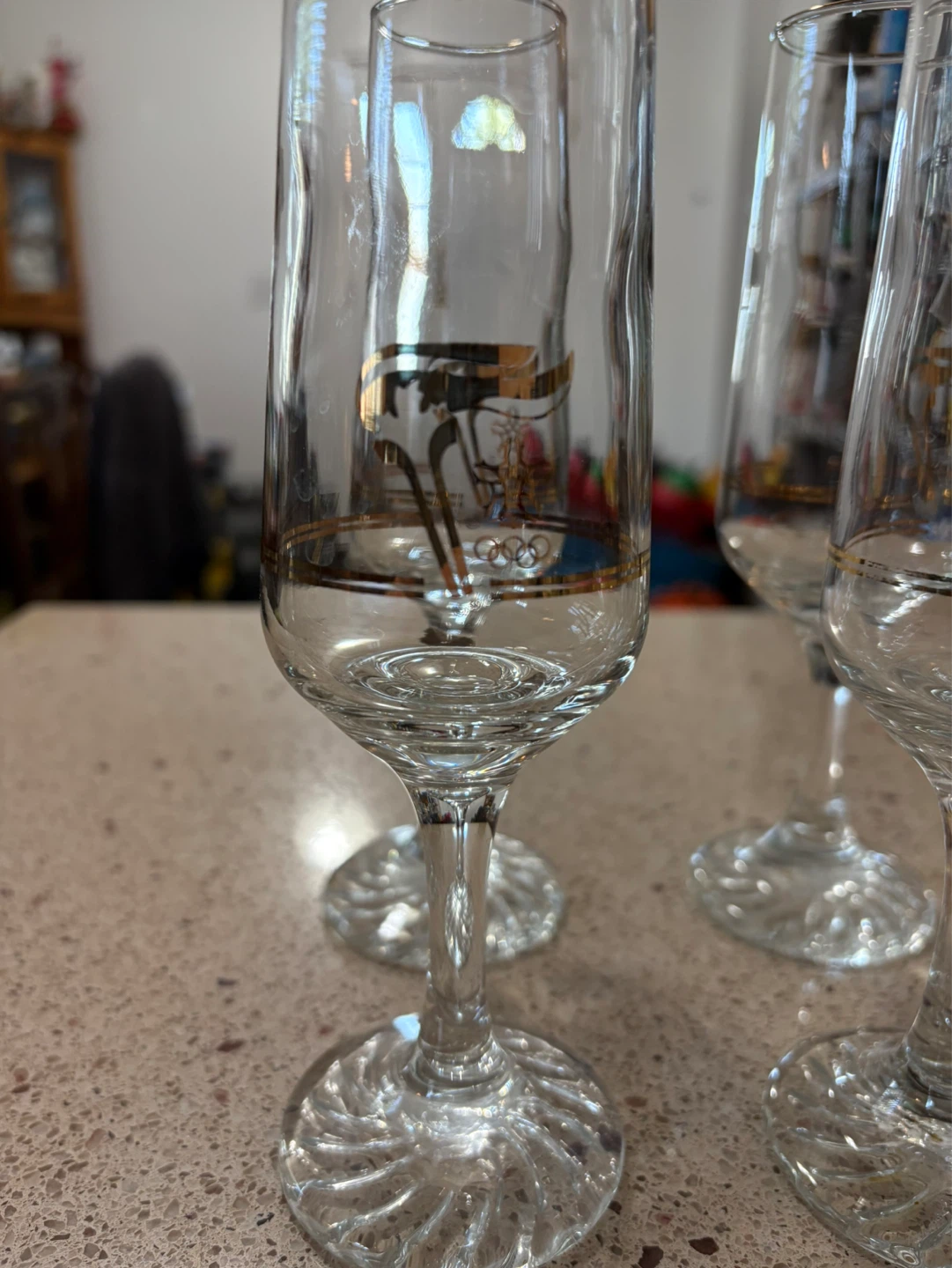 Vintage 1988 Calgary Olympic Glasses Set - photo 2