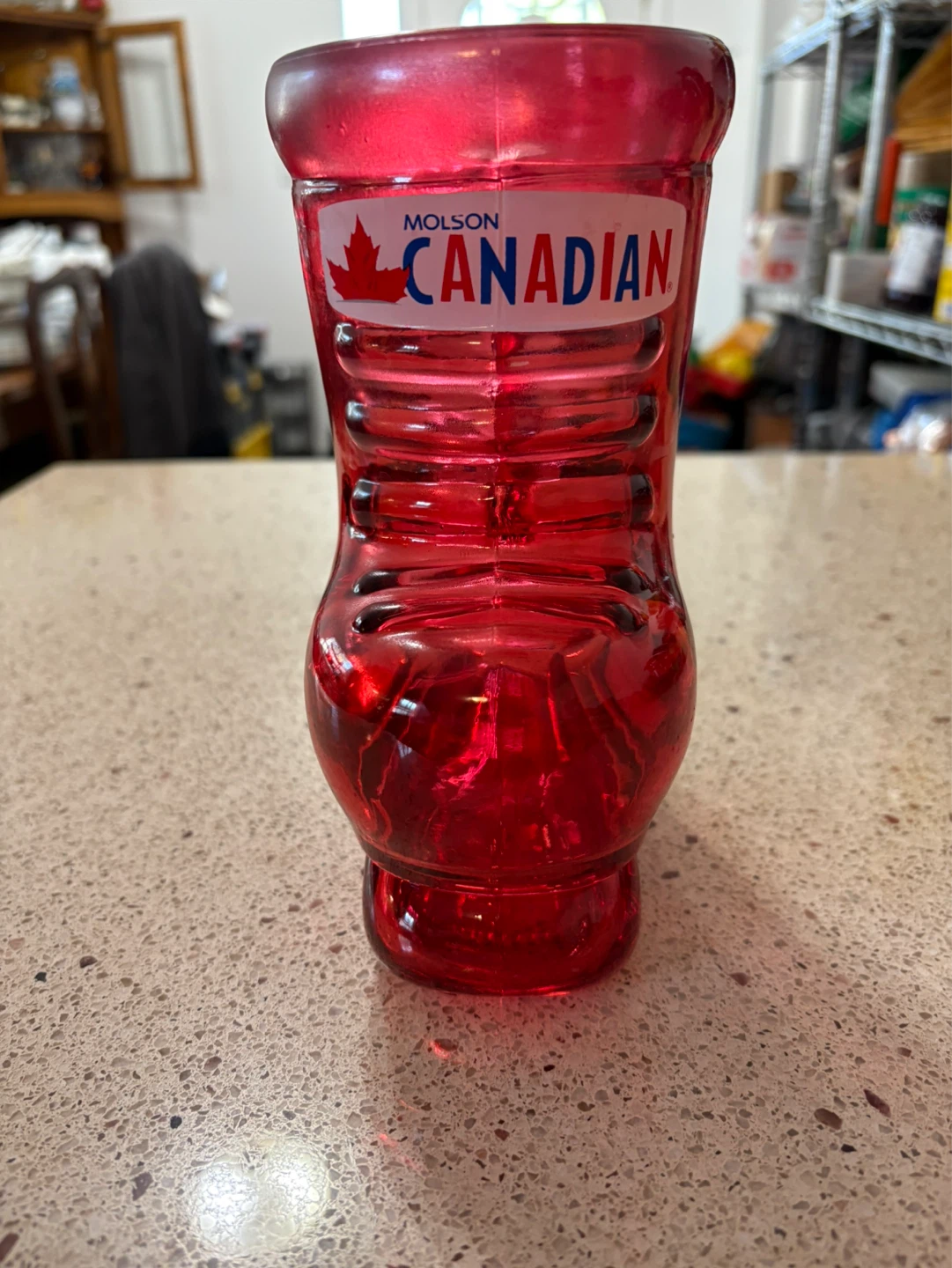 Molson Canadian Red Boot Mug