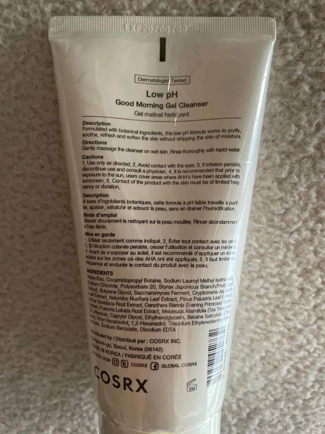 NEW - COSRX Good Morning Gel Cleanser - photo 2
