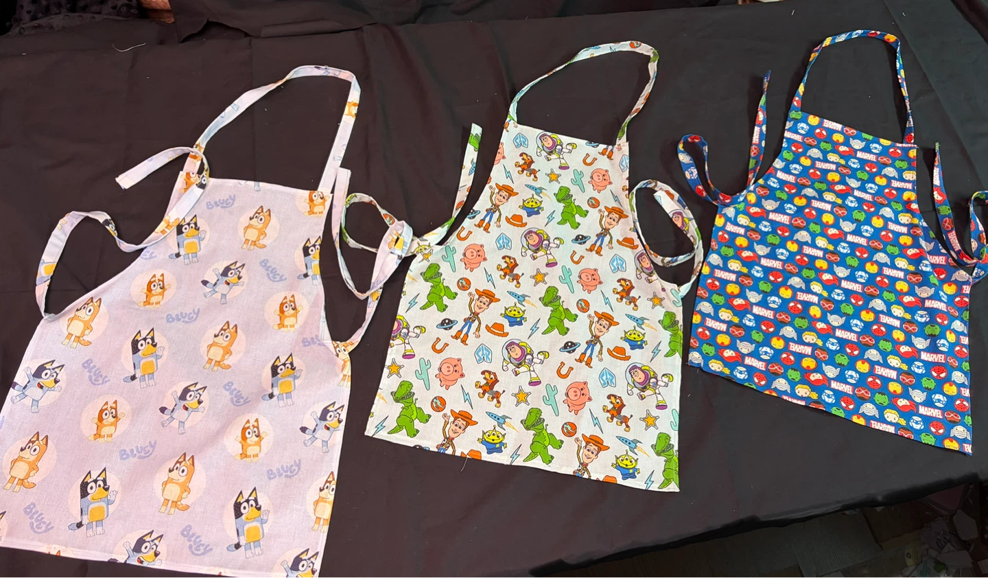 Handmade Kids' Aprons - Assorted Cartoon & Character Prints - photo 3