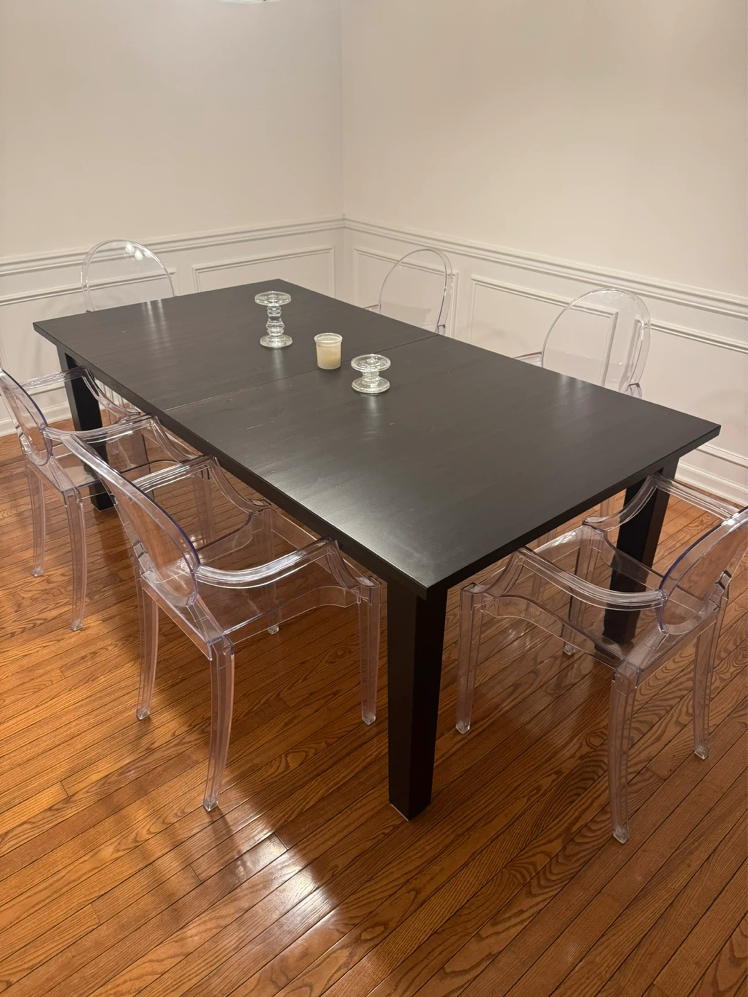 IKEA Black-brown Extendable Dining Table