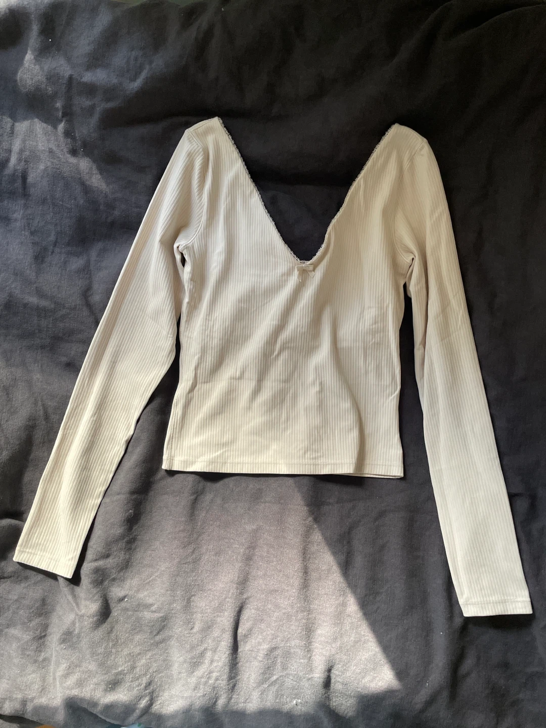 NEW Aerie Ribbed Long Sleeve Top XS
