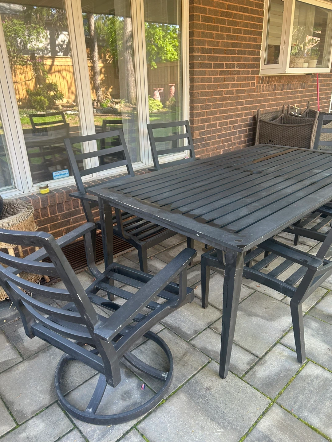 Patio Dining Set - 6 Chairs and Table - photo 2