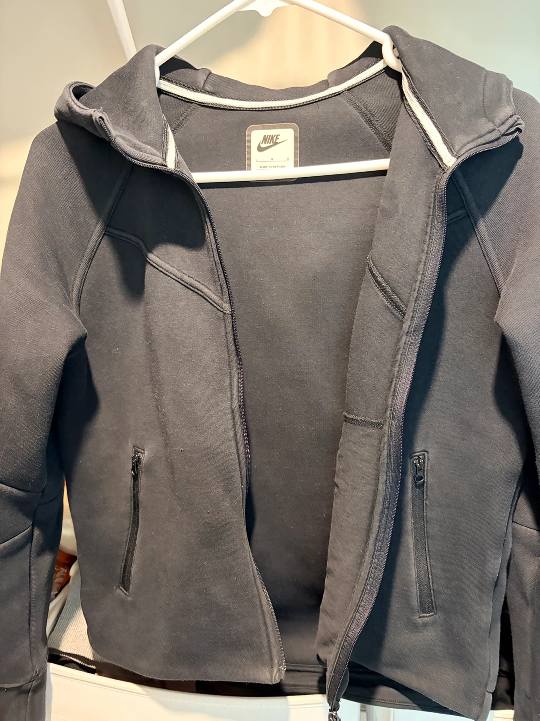 Nike Tech Full Zip Black Hoodie