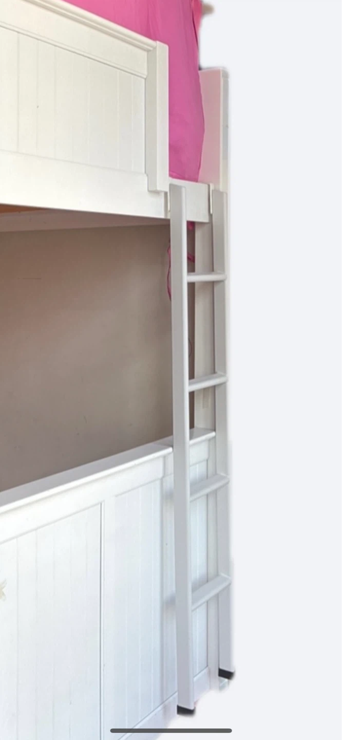 MIWOOYY RV Bunk Bed Ladder 55 Inch White - photo 2