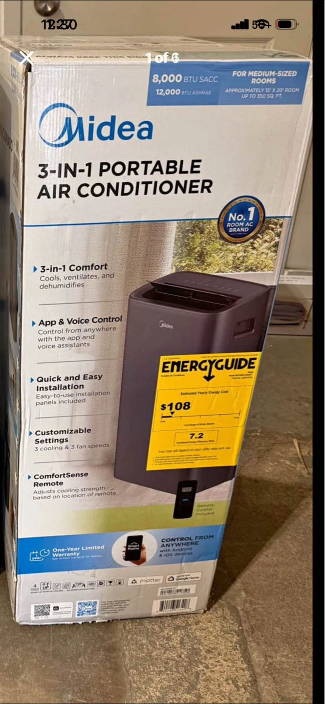 Midea 3-in-1 Portable Air Conditioner