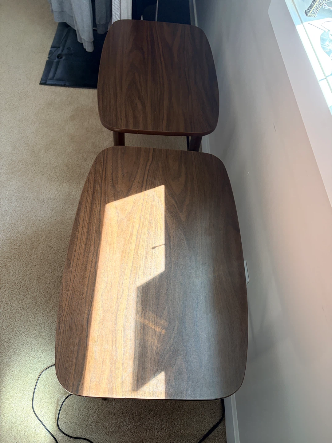 Set of 2 Mid-Century Modern End Tables - photo 2