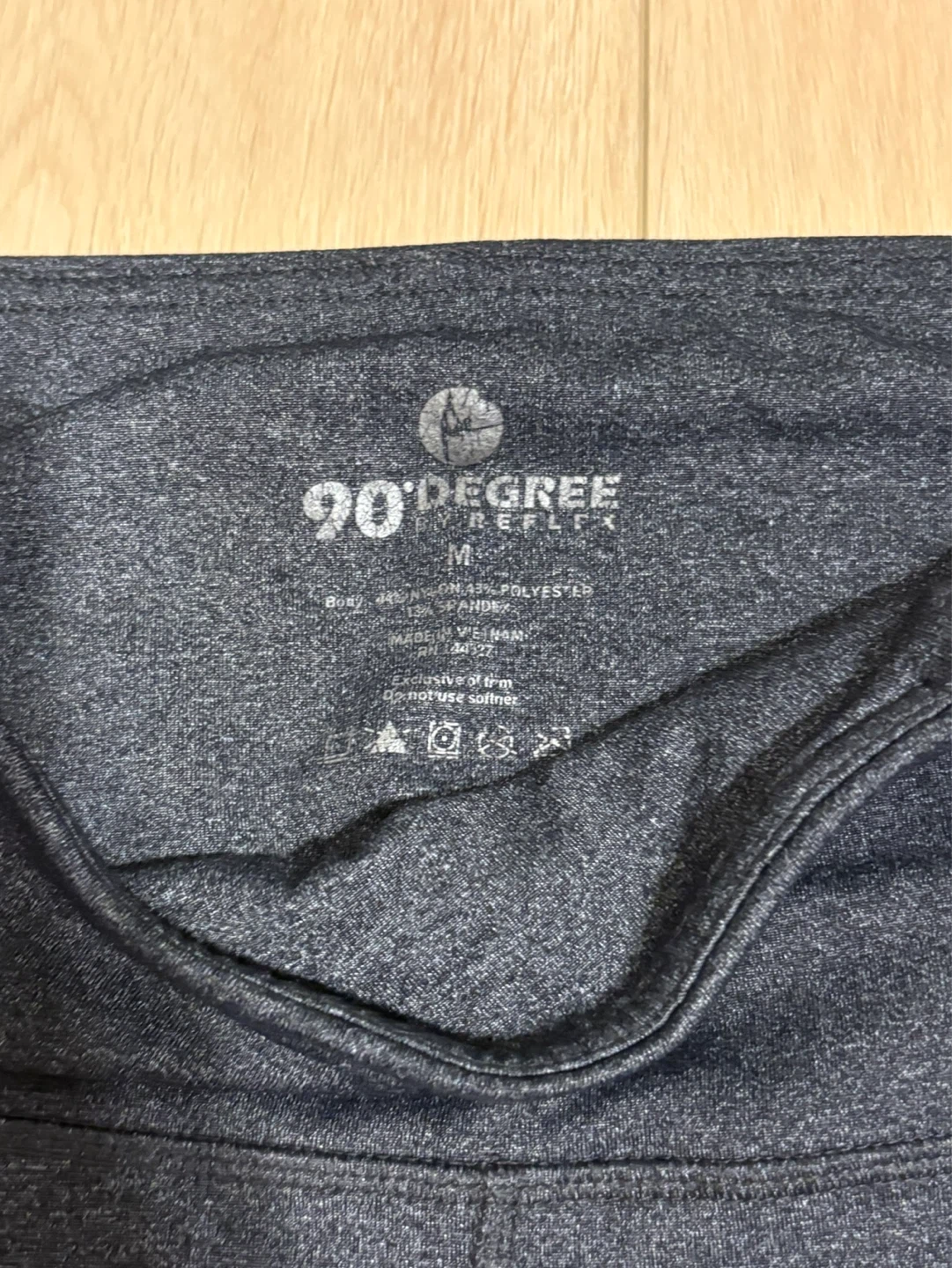 Free grey 90 Degree By Reflex Women's Leggings Size M - photo 2