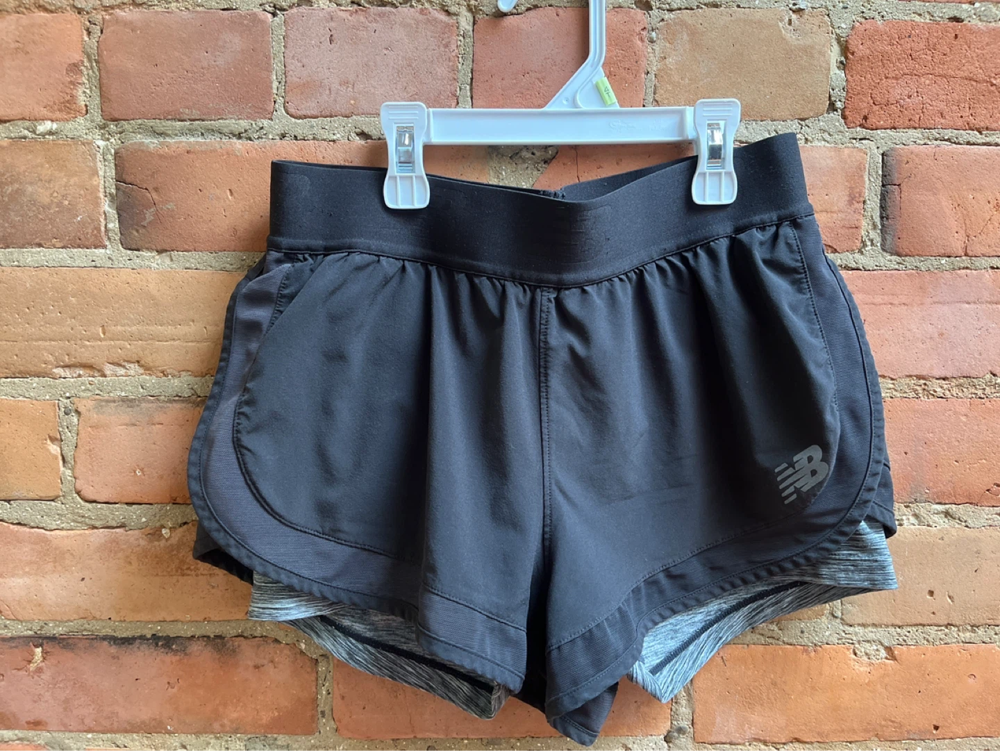 New Balance Black Running Shorts with Built-in Liner
