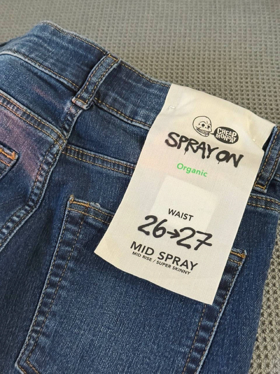 Cheap Monday Blue Super Skinny Jeans – Size 26–27 - photo 4