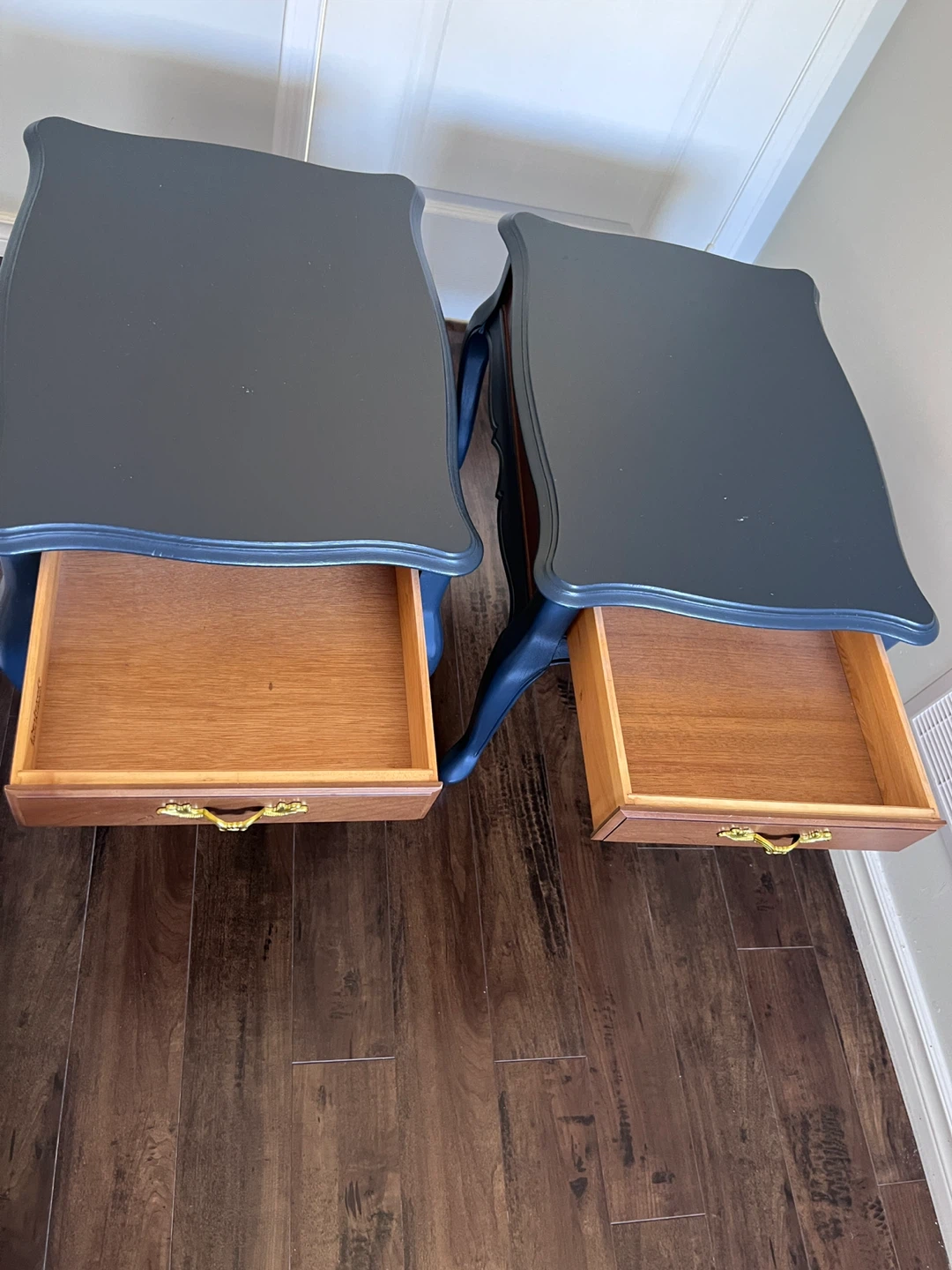 Pair of Delcraft (2) Side Tables - Navy Blue - photo 4