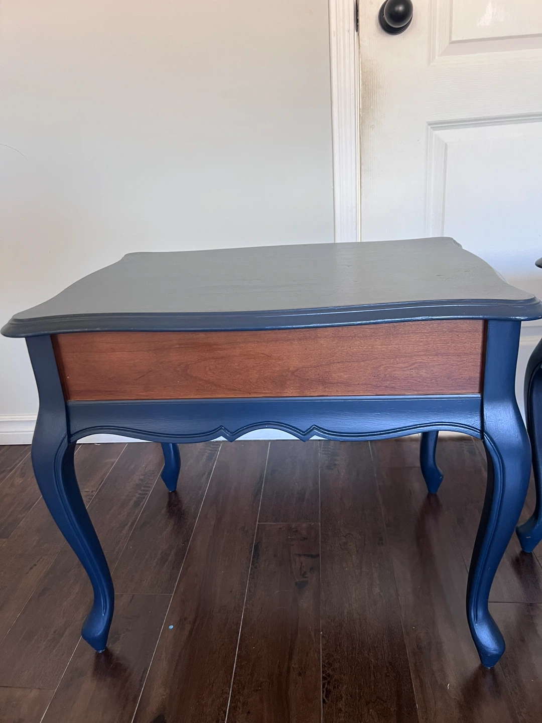 Pair of Delcraft (2) Side Tables - Navy Blue - photo 2