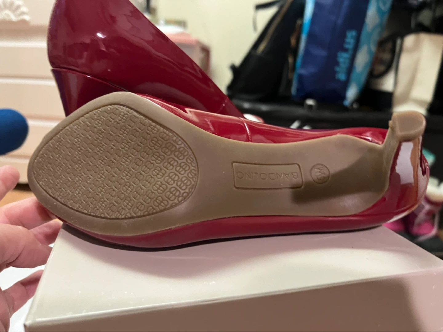 Bandolino Women's Peep Toe Heels Size 5.5 M