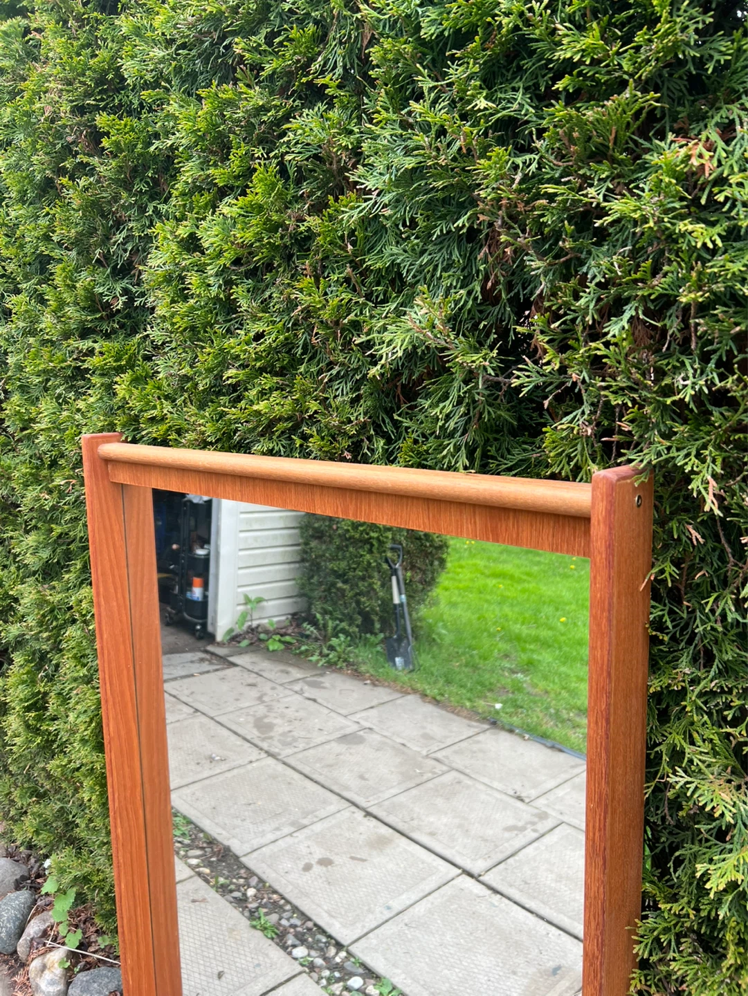 MCM Teak Mirror - photo 5