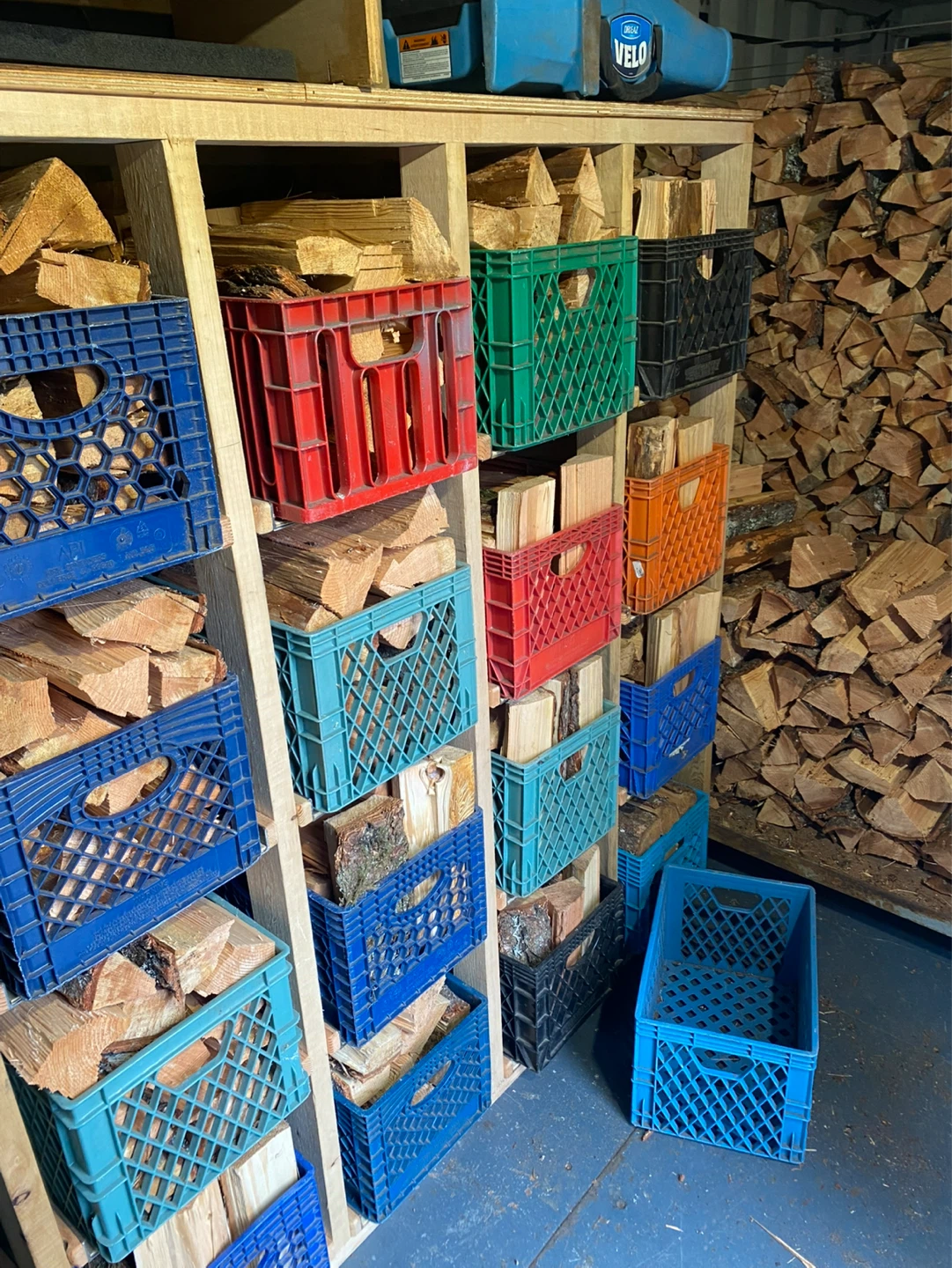 Dry firewood
