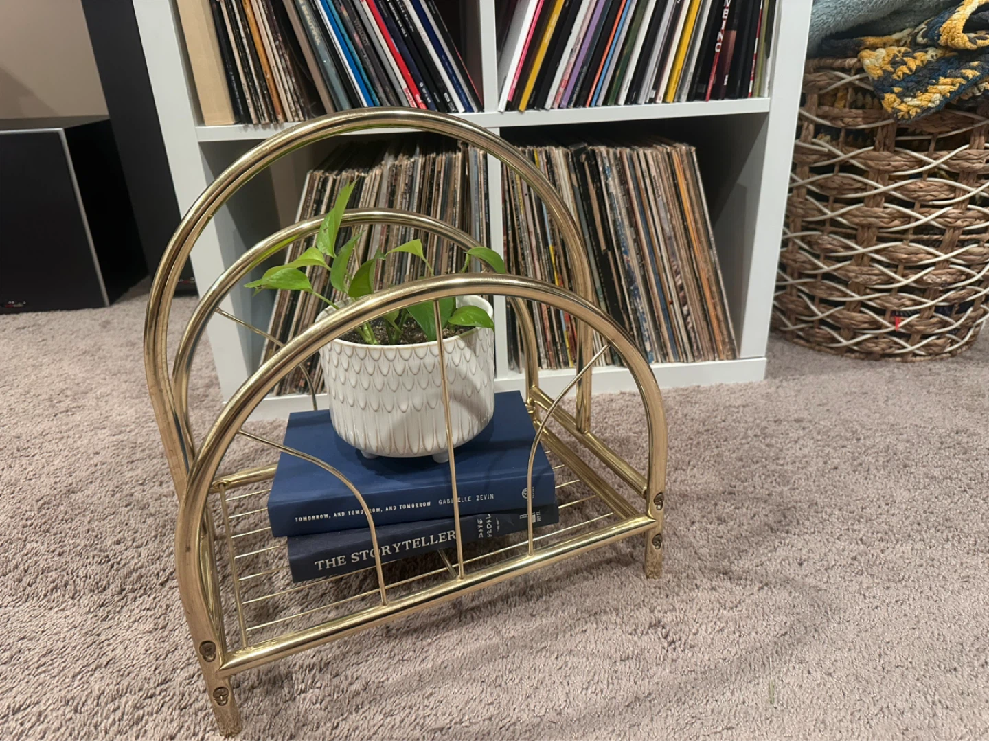 Brass Magazine Rack