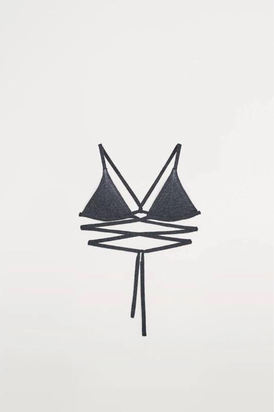 ZARA Knitted Strappy Bralette – Size S - photo 4