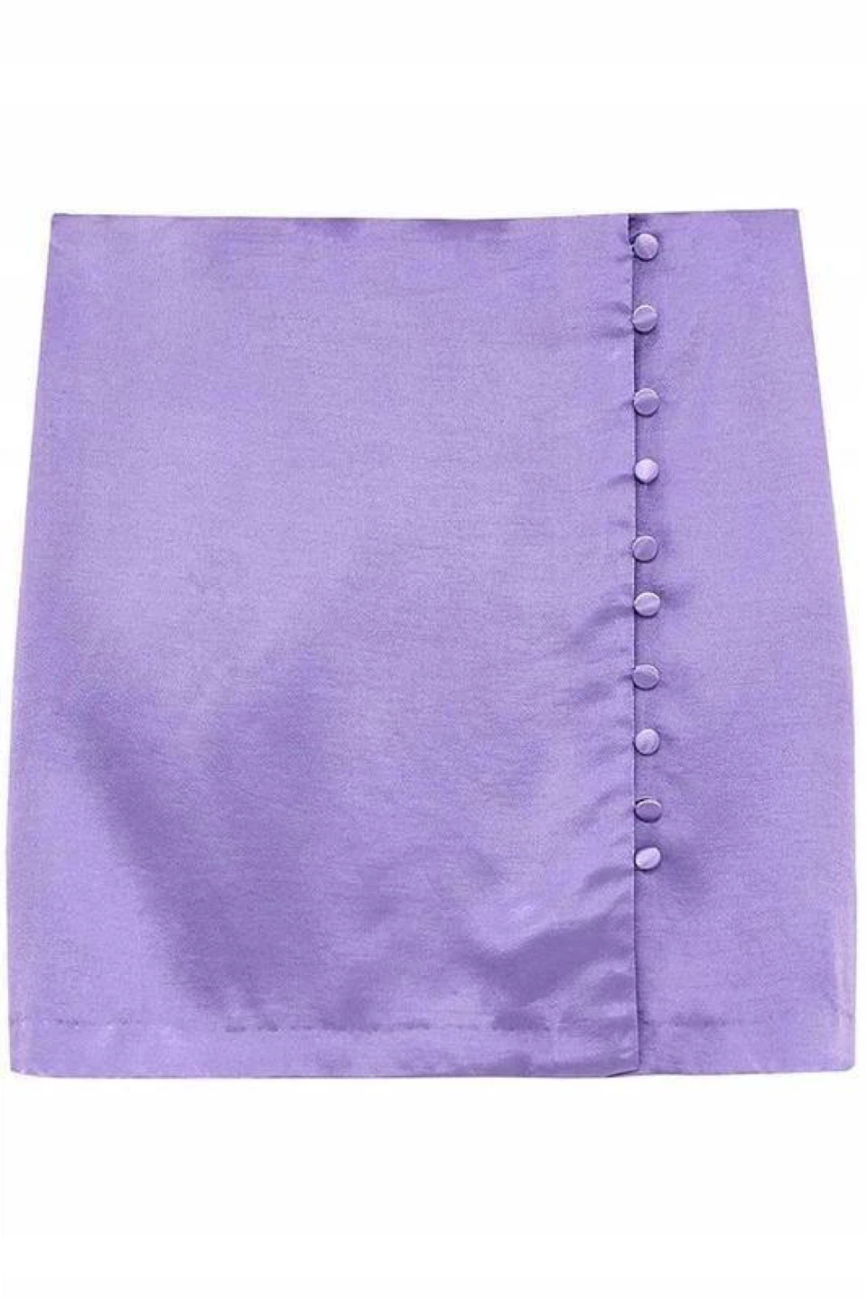 ZARA Lavender Viscose Mini Skirt – Size S - photo 3