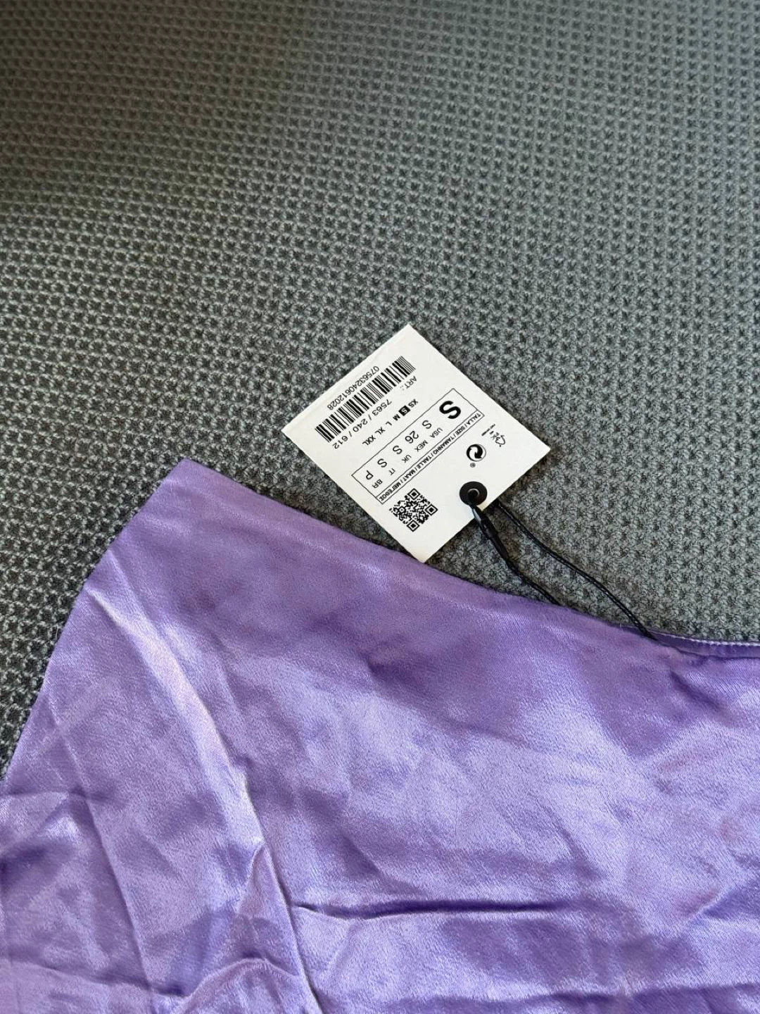 ZARA Lavender Viscose Mini Skirt – Size S - photo 5