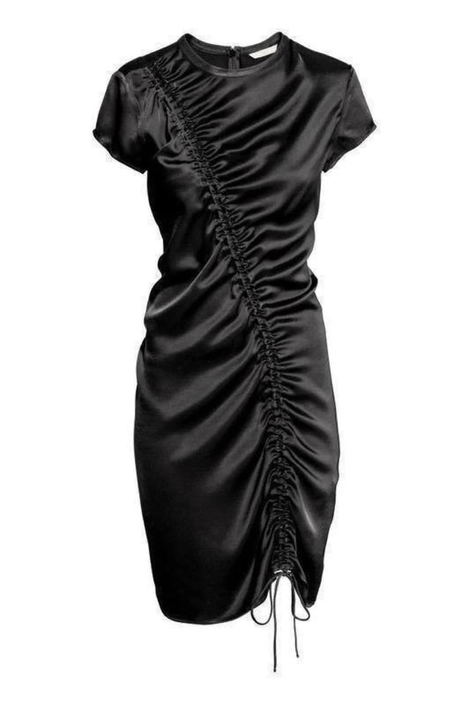 H&M Black Satin Dress – Size 4 (XS–S) - photo 3