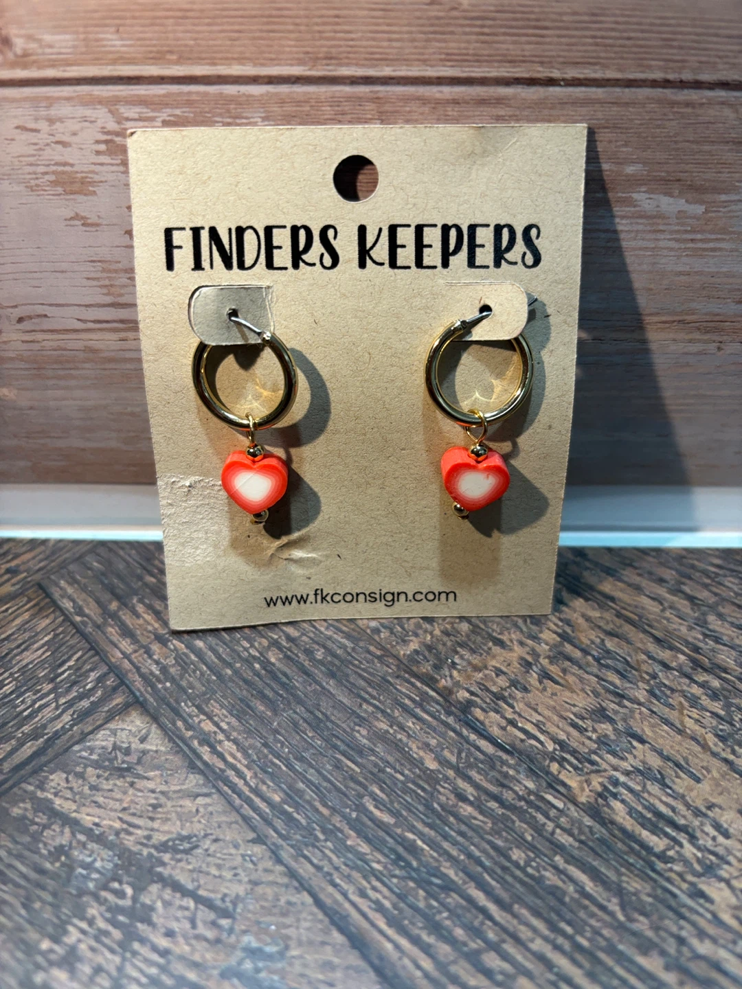 Finders Keepers Heart Hoop Earrings - photo 2