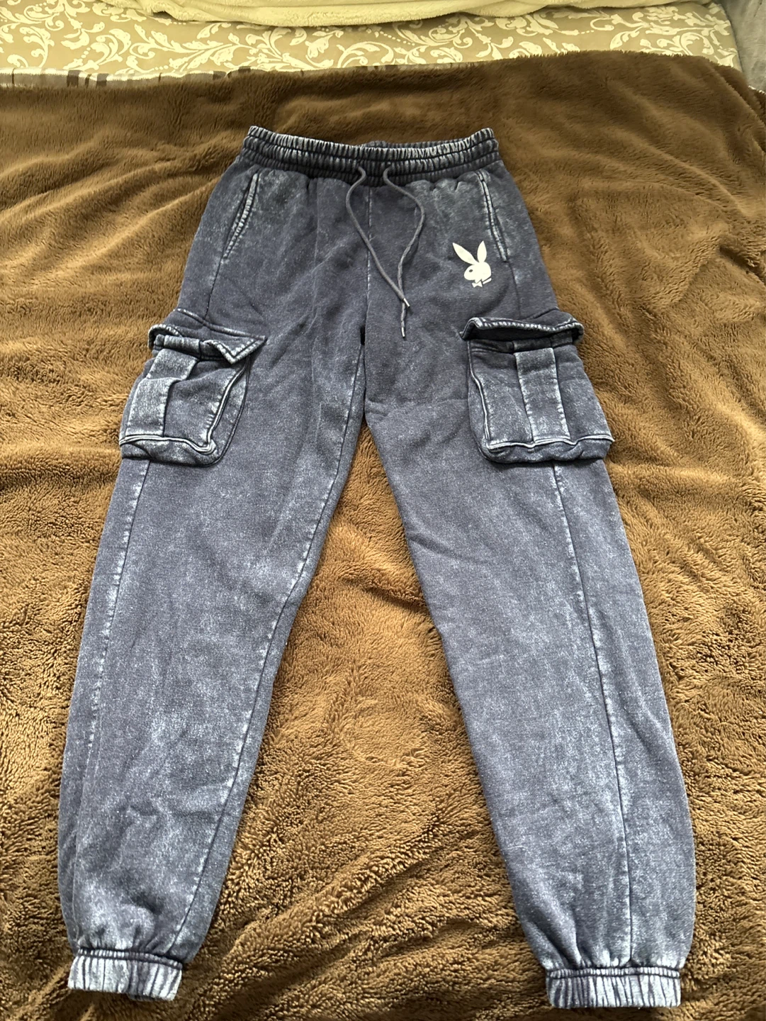 Playboy Zip-Up Hoodie and Cargo Sweatpants Set - photo 5
