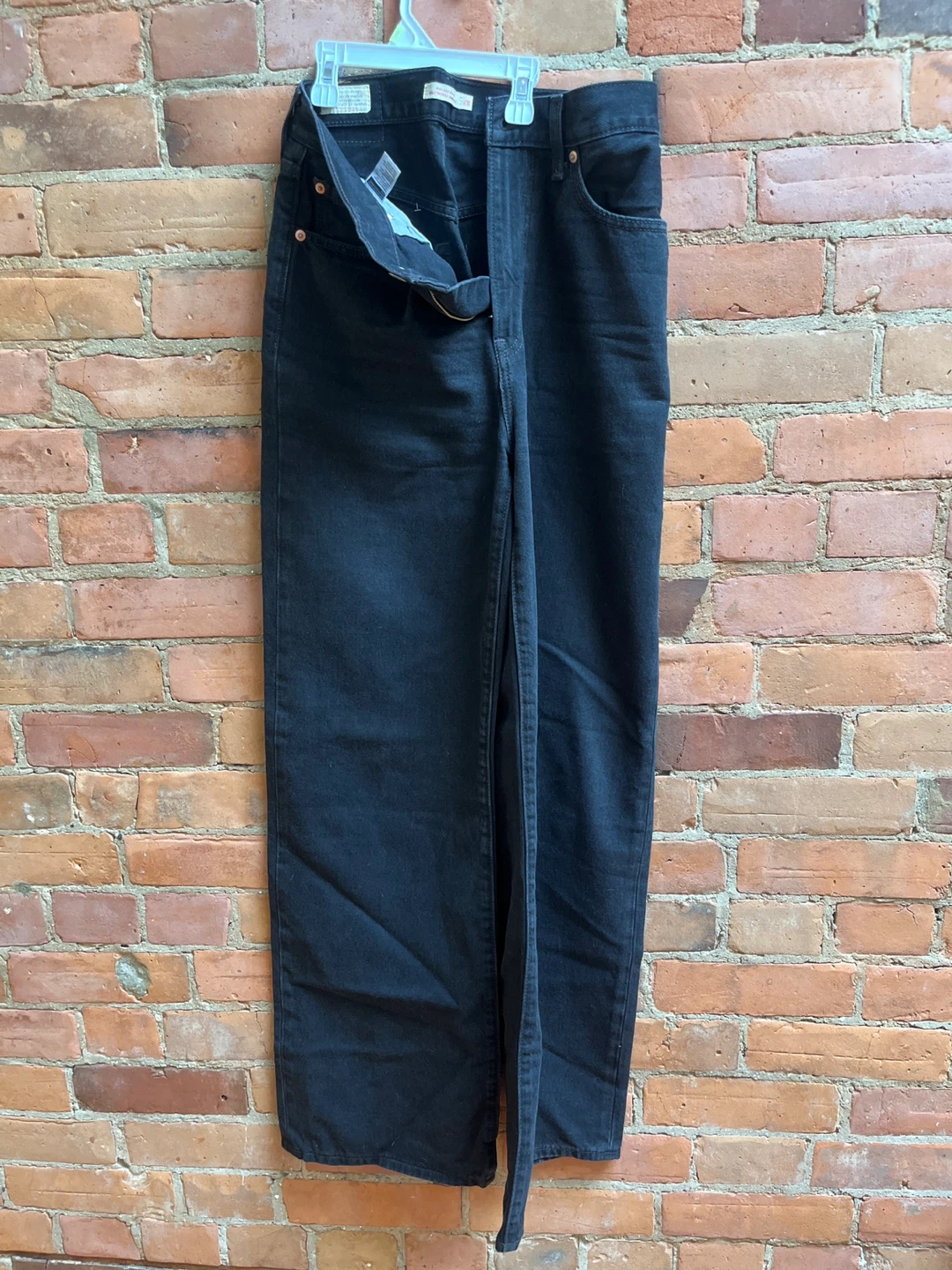 Levi's wide leg Jeans Black Size 28