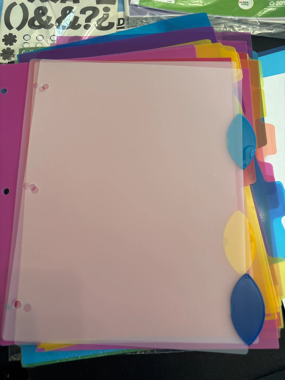 Staples Letter Size File Folders and Jan-Dec Tab Dividers - photo 3