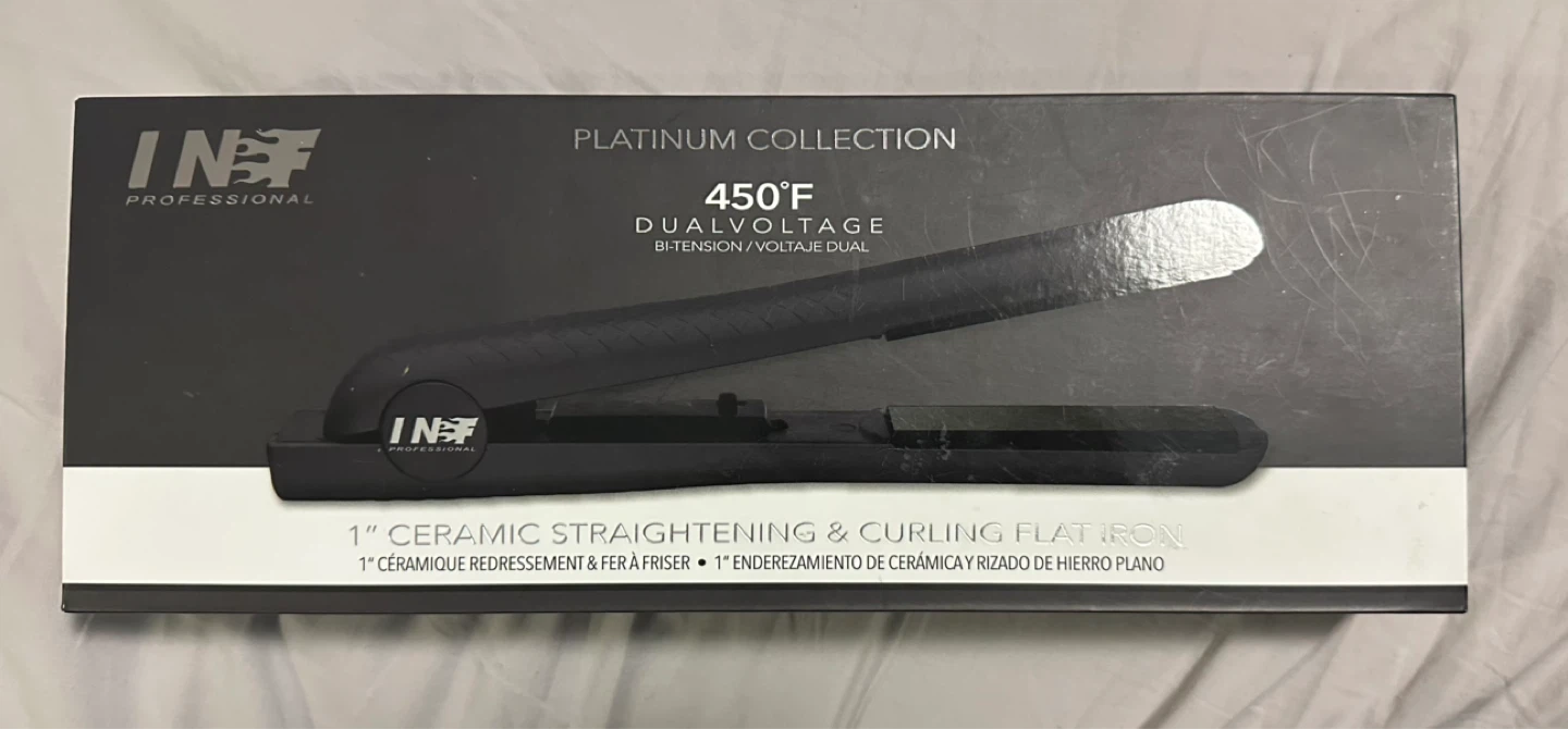 INF Platinum Collection 1" Flat Iron (Ad up = Available) - photo 2
