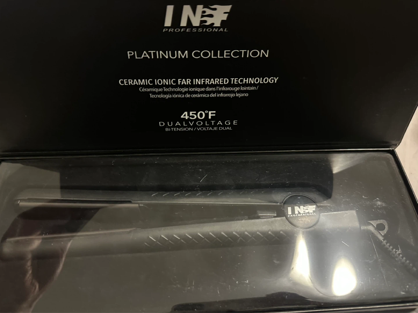 INF Platinum Collection 1" Flat Iron (Ad up = Available) - photo 4