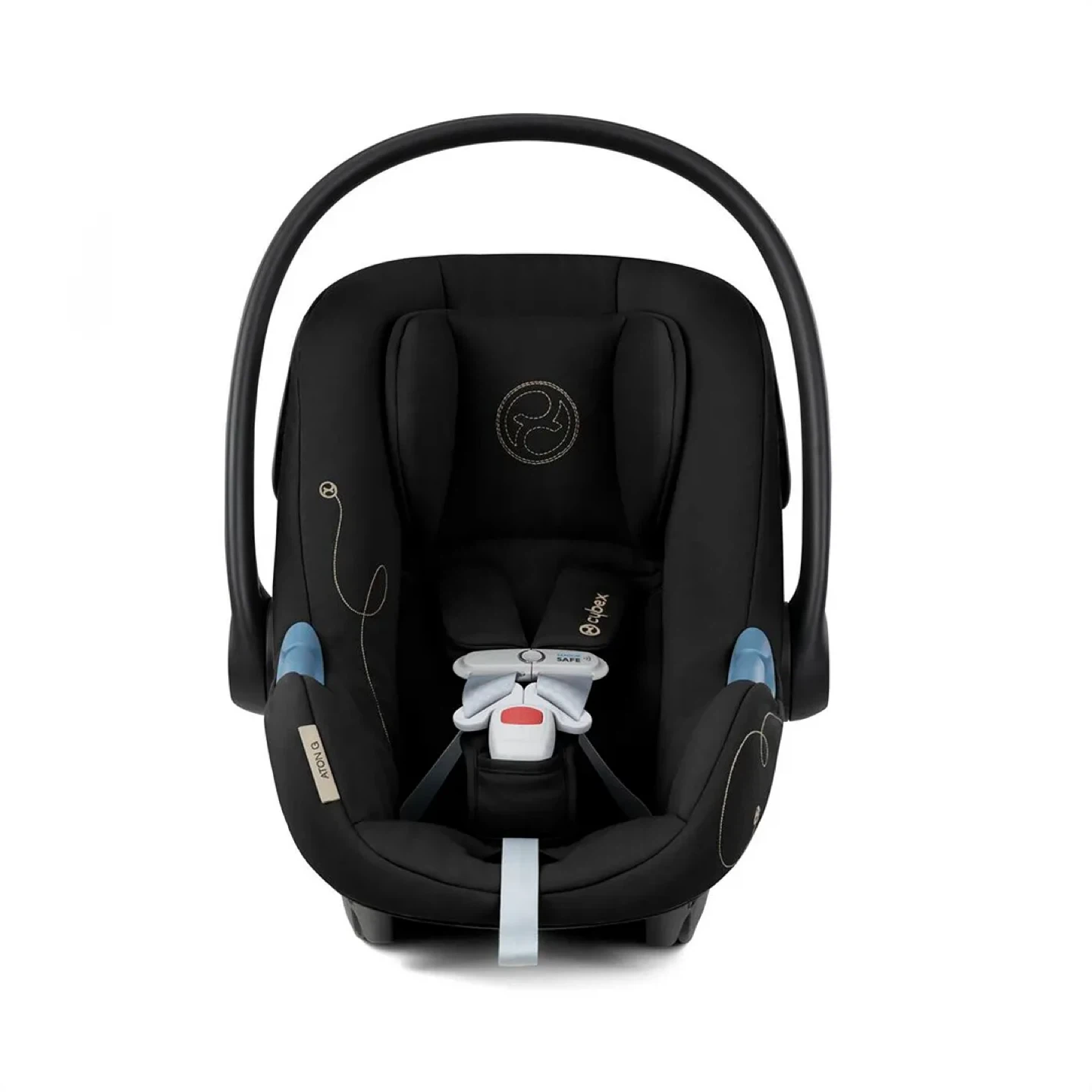 Cybex Aton G Swivel Infant Car Seat with Base, Moon Black - photo 2