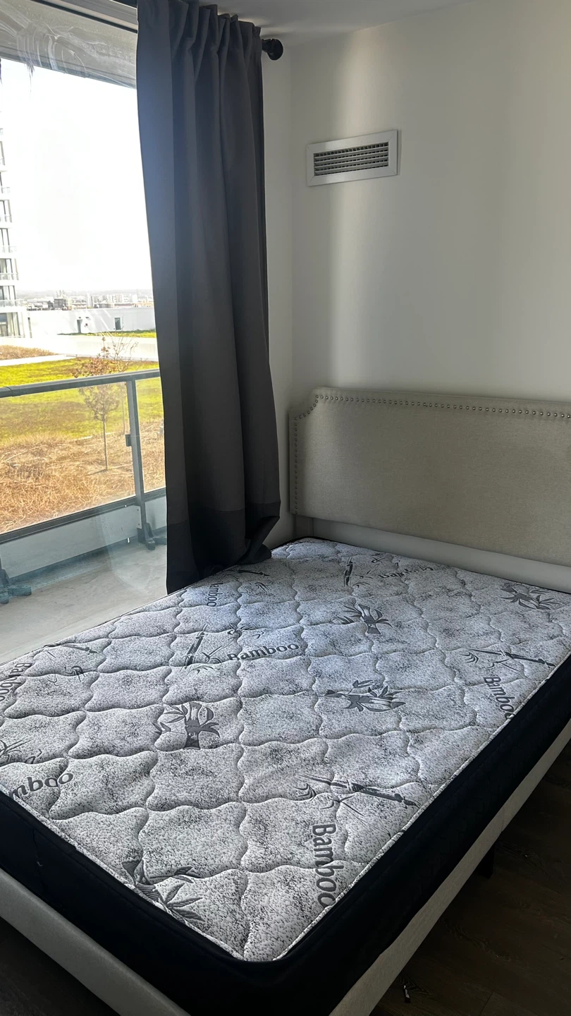 ❗️❗️MUST GO❗️❗️Beige  Bed Frame + Mattress
