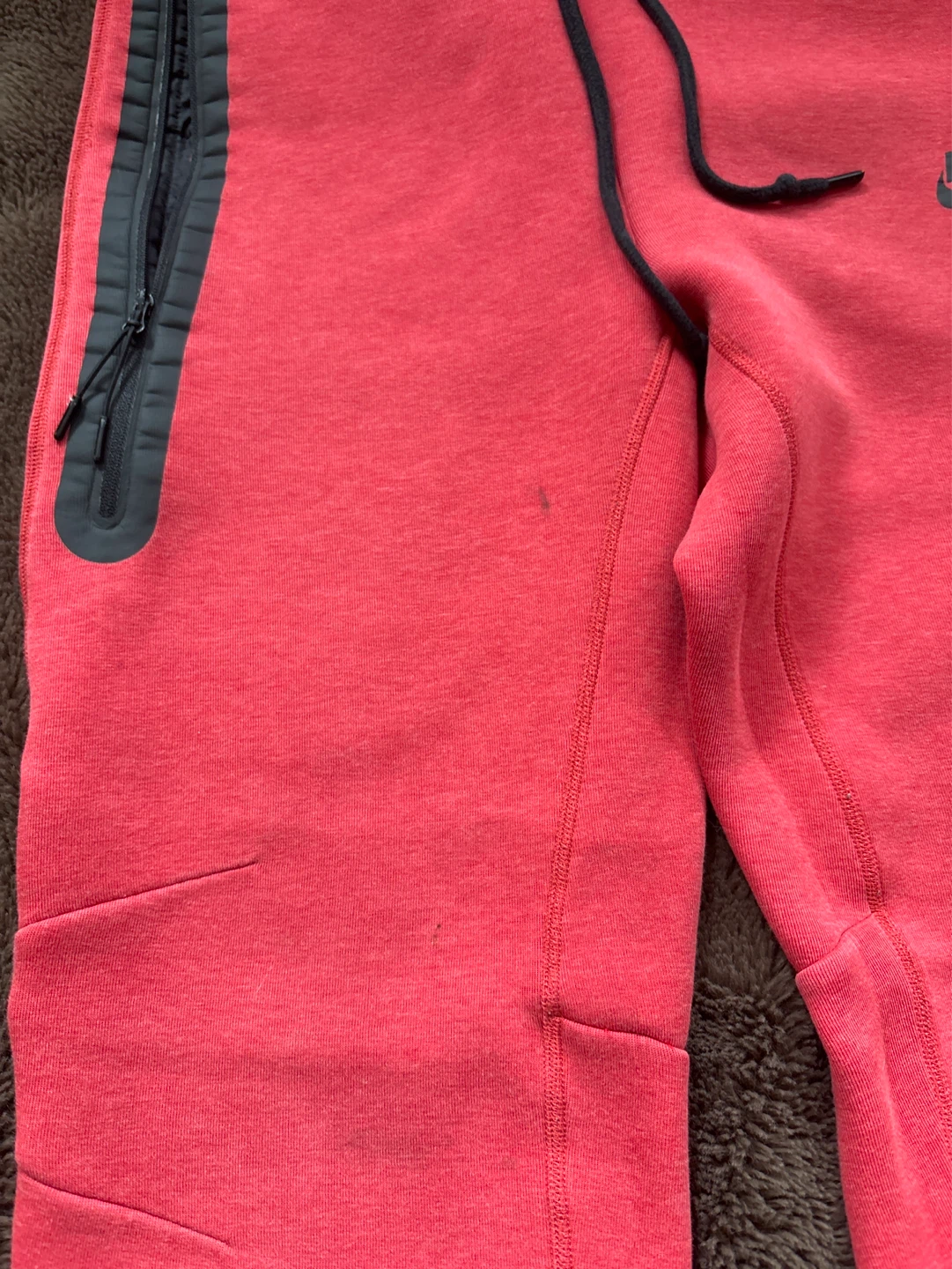 Nike Tech Fleece Joggers Red Size S - photo 2