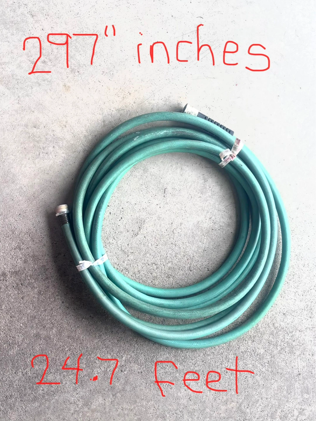 Green Garden Hose