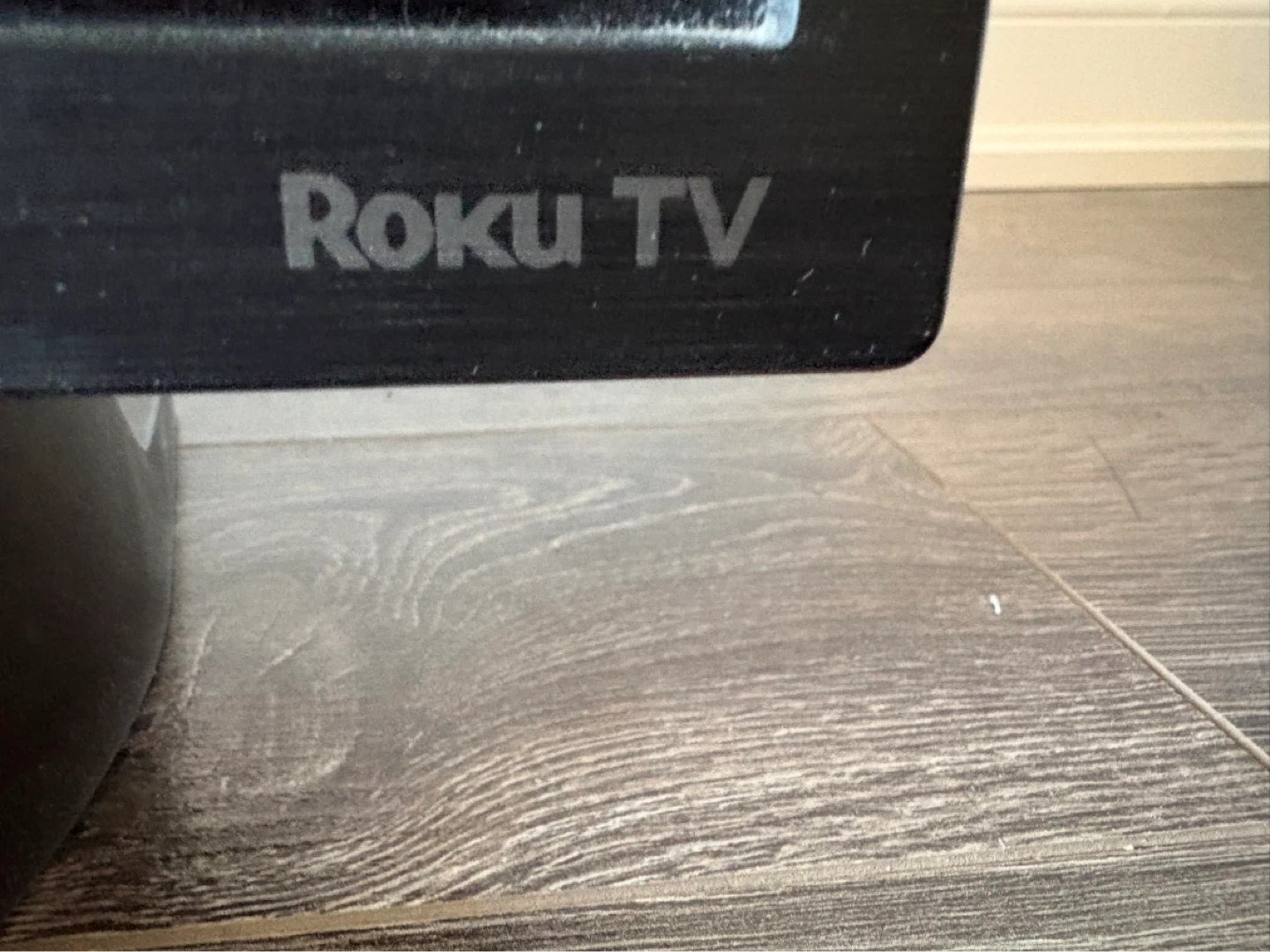 Sharp Roku TV 43 inch and IKEA TV stand