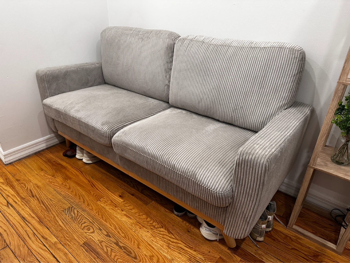 Grey Velvet Wayfair Couch