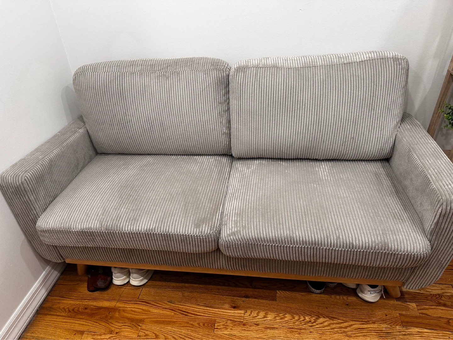 Grey Velvet Wayfair Couch - photo 2