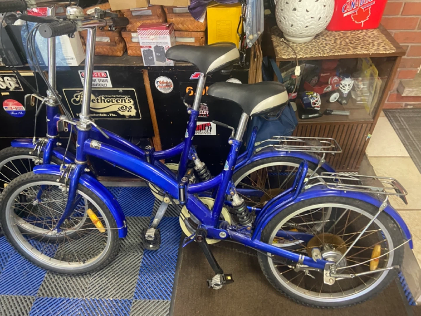 Pair of folding bikes