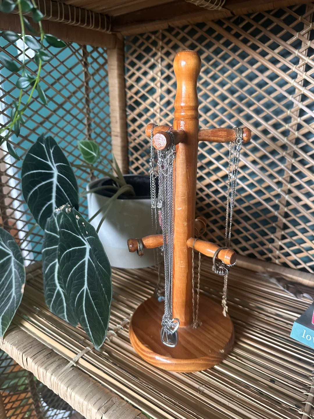Wooden Jewellery Stand