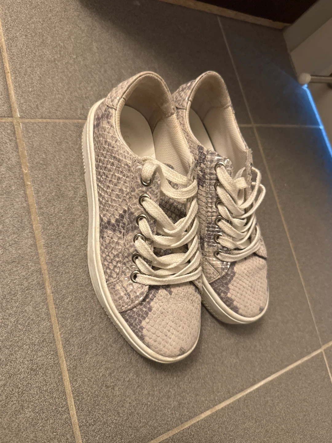 Le Château Women's Snake Print Sneakers