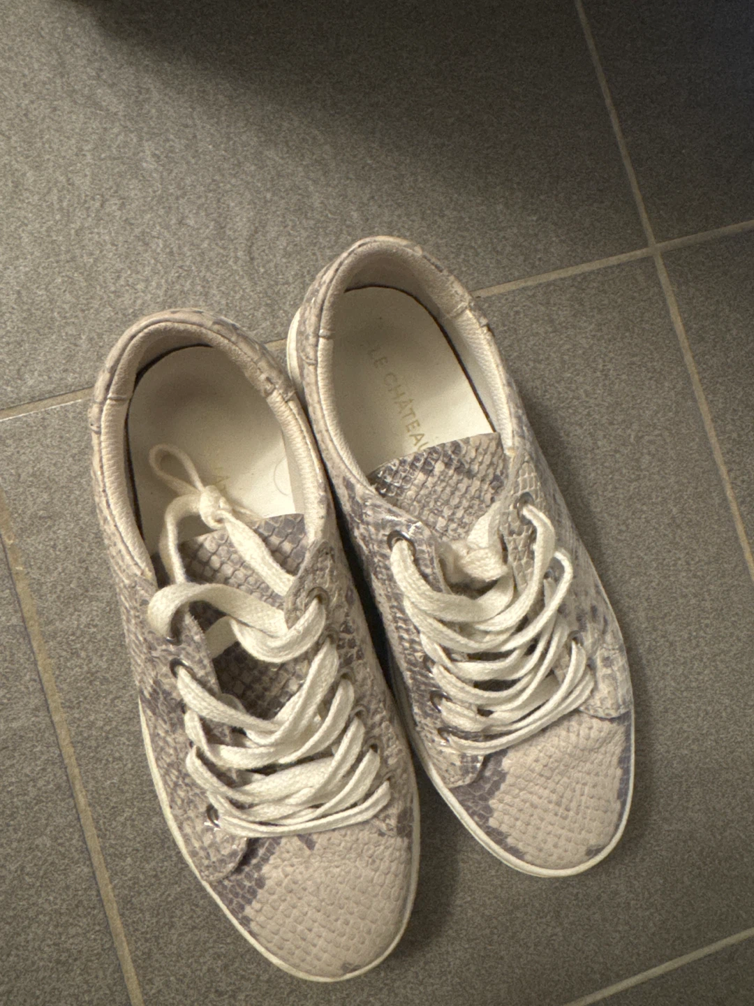 Le Château Women's Snake Print Sneakers - photo 5